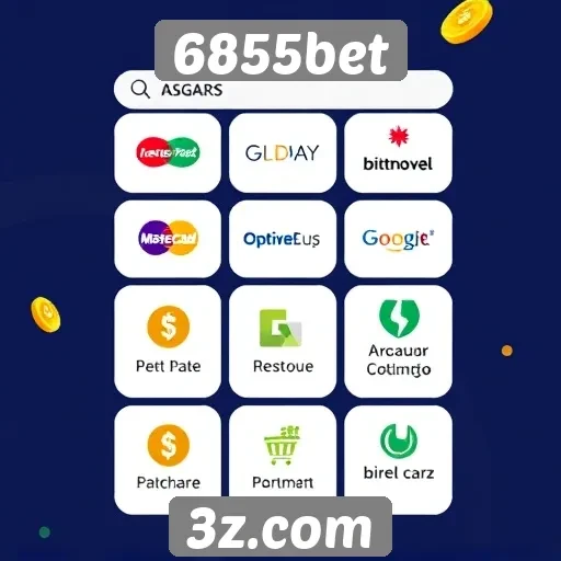 Métodos de pagamento disponíveis no 6855bet