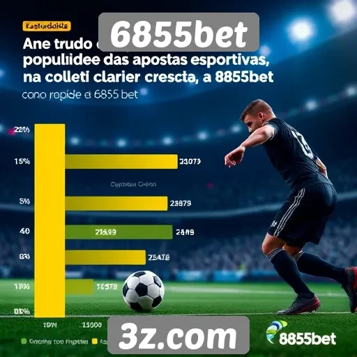 Estudo sobre a popularidade de apostas esportivas no 6855bet